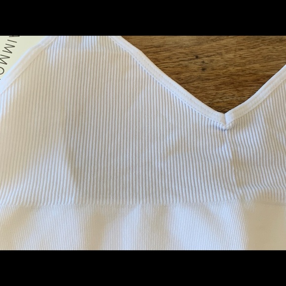 Bralette Open Back Tank Top Seamless Wireless Bra - Picture 5 of 9